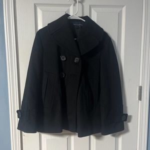 French Connection Swing Pea Coat- Size 2
